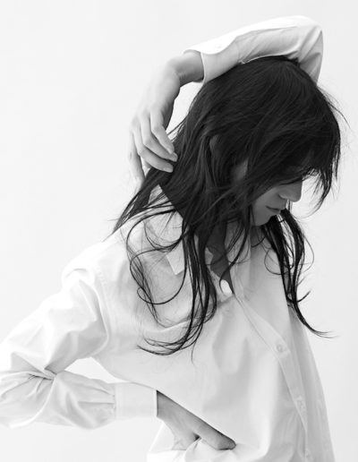 Le-Fashion-Blog-Charlotte-Gainsbourg-Current-Elliott-Collection-White-Button-Down-Shirt-Long-Hair-Bangs