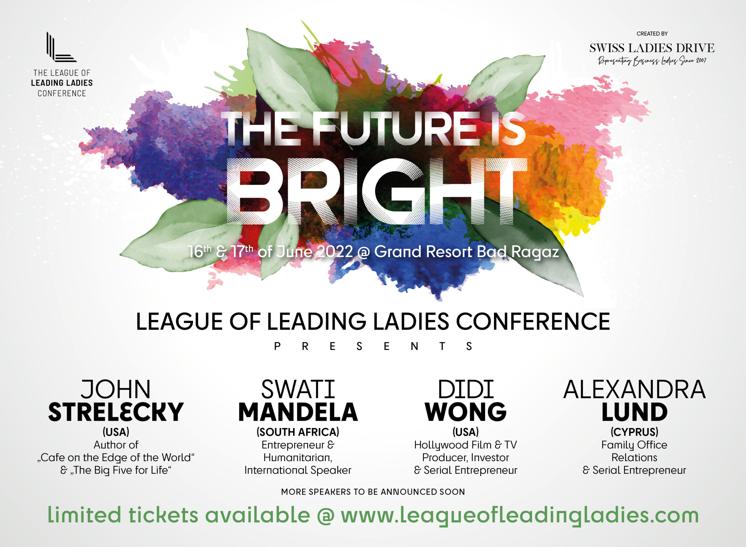 Now on Sale: Tickets for Our League Of Leading Ladies Conference 2022 with John Strelecky