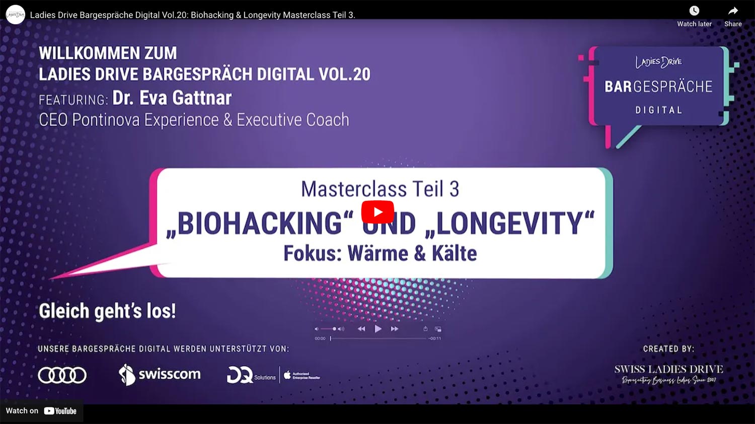 VIDEO – Bargespräche Digital Vol.20: Biohacking & Longevity Masterclass Teil 3