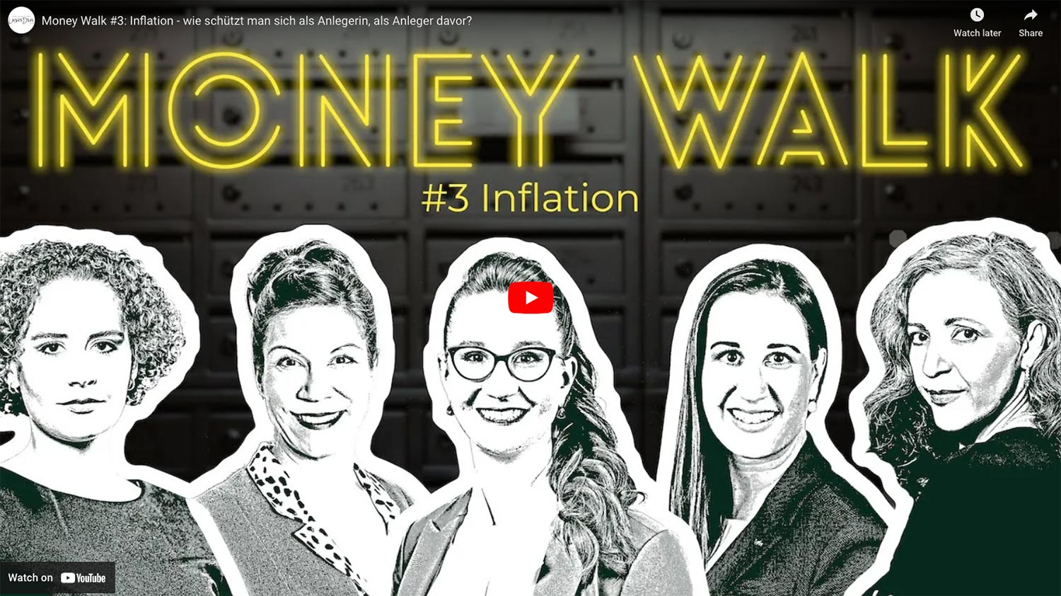 VIDEO – Money Walk #3: Inflation – wie schützt man sich als Anlegerin, als Anleger davor?