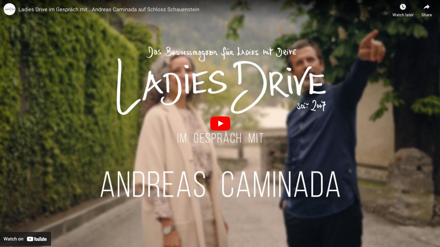 Video – Ladies Drive im Gespräch mit…Andreas Caminada auf Schloss Schauenstein