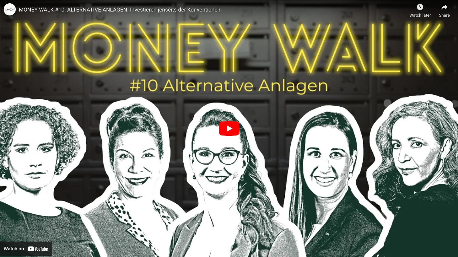 Money Walk #10: Alternative Anlagen.