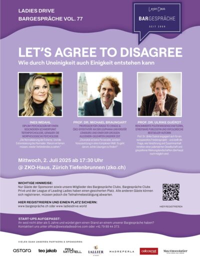 Ladies Drive Bargespräche Vol.77. Let’s Agree to Disagree