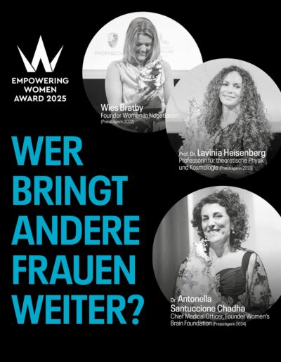 Wer soll den 4. Empowering Women Award erhalten?