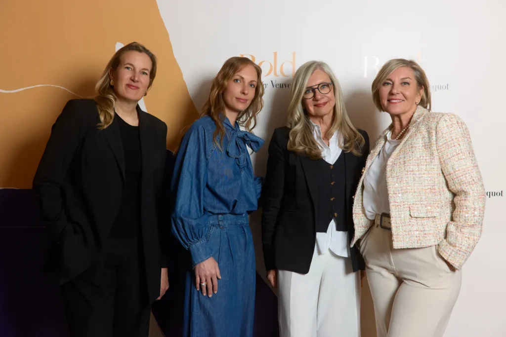 Veuve Clicquot Bold Awards 2025. Barbara Lax, Fanny Queloz, Bea Petri, Babette Keller Liechti