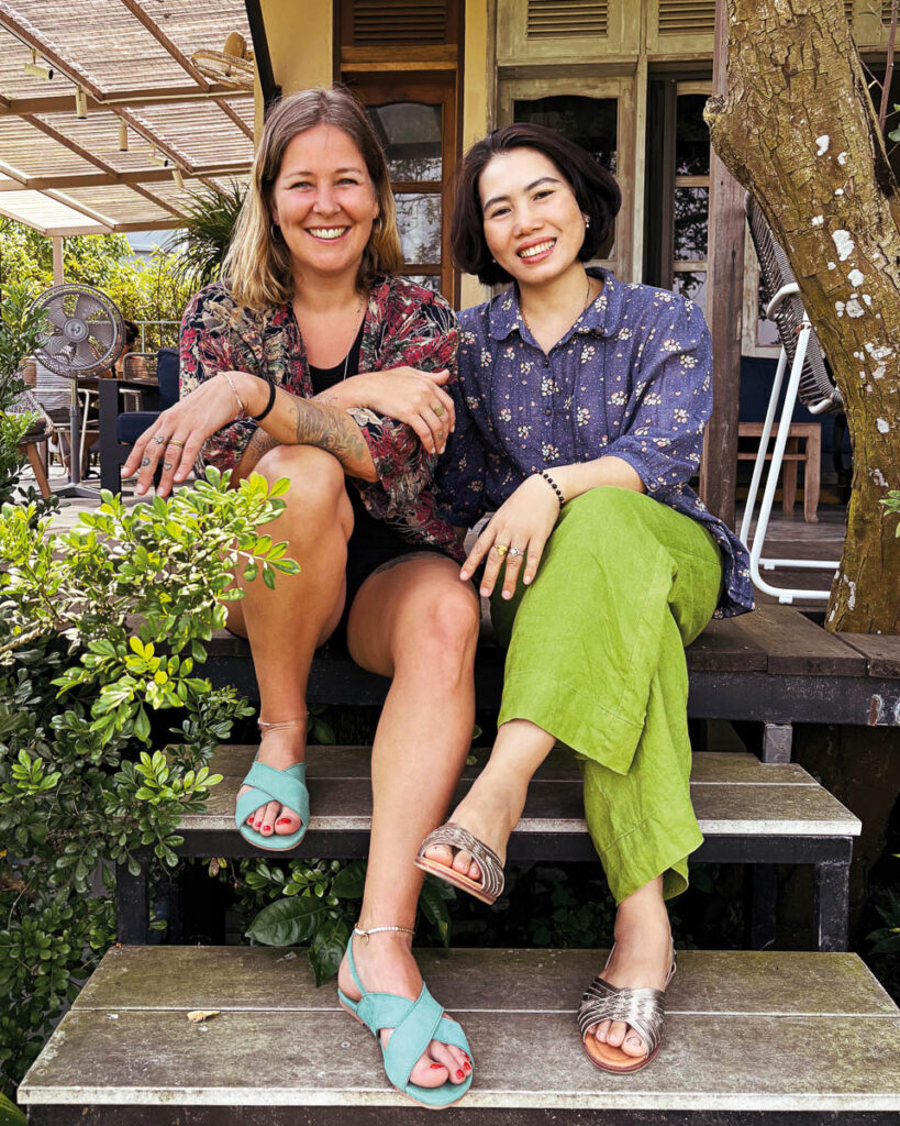 Ladies Drive No. 71. Inspirational Woman Designers. AMiGAS Sandals. Manuela Murschetz and Hang Huynh