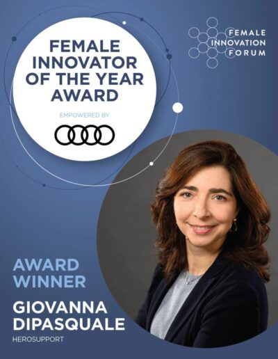 Giovanna DiPasquale von „HeroSupport“ ist „Female Innovator of the Year“