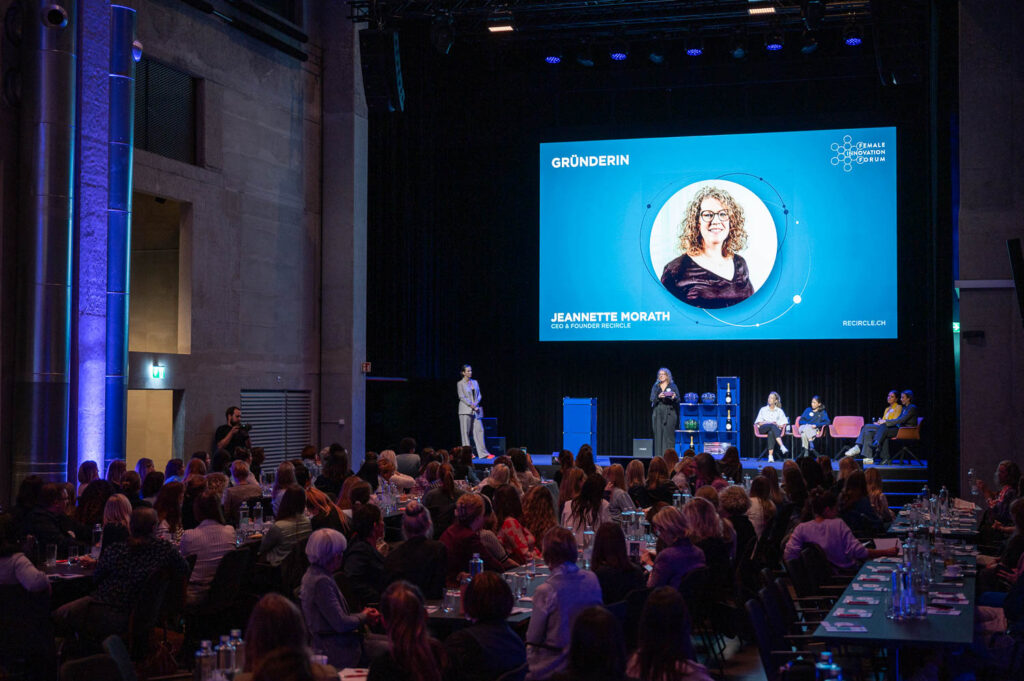 Female Innovation Forum 2025.  Jeannette Morath - reCircle. Präsentation