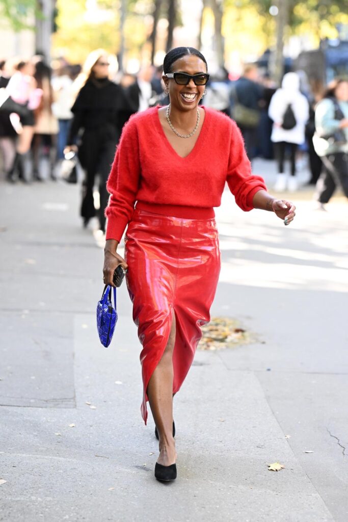 Ladies Drive Magazine. 10 of the Hottest Street Style Trends for 2025/2026. Cherry Red. Photo: Yvonne Aeberhard Stutz