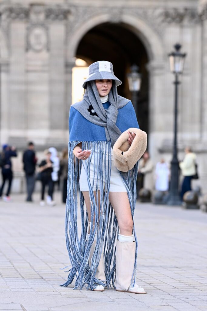 Ladies Drive Magazine. 10 of the Hottest Street Style Trends for 2025/2026. Fringes — the bigger, the better. Photo: Yvonne Aeberhard Stutz