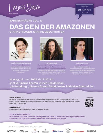 Ladies Drive Bargespräche – Vol. 80. Das Gen der Amazonen. Starke Frauen, Starke Geschichten