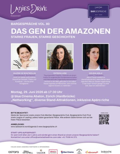 Ladies Drive Bargespräche – Vol. 80. Das Gen der Amazonen. Starke Frauen, Starke Geschichten