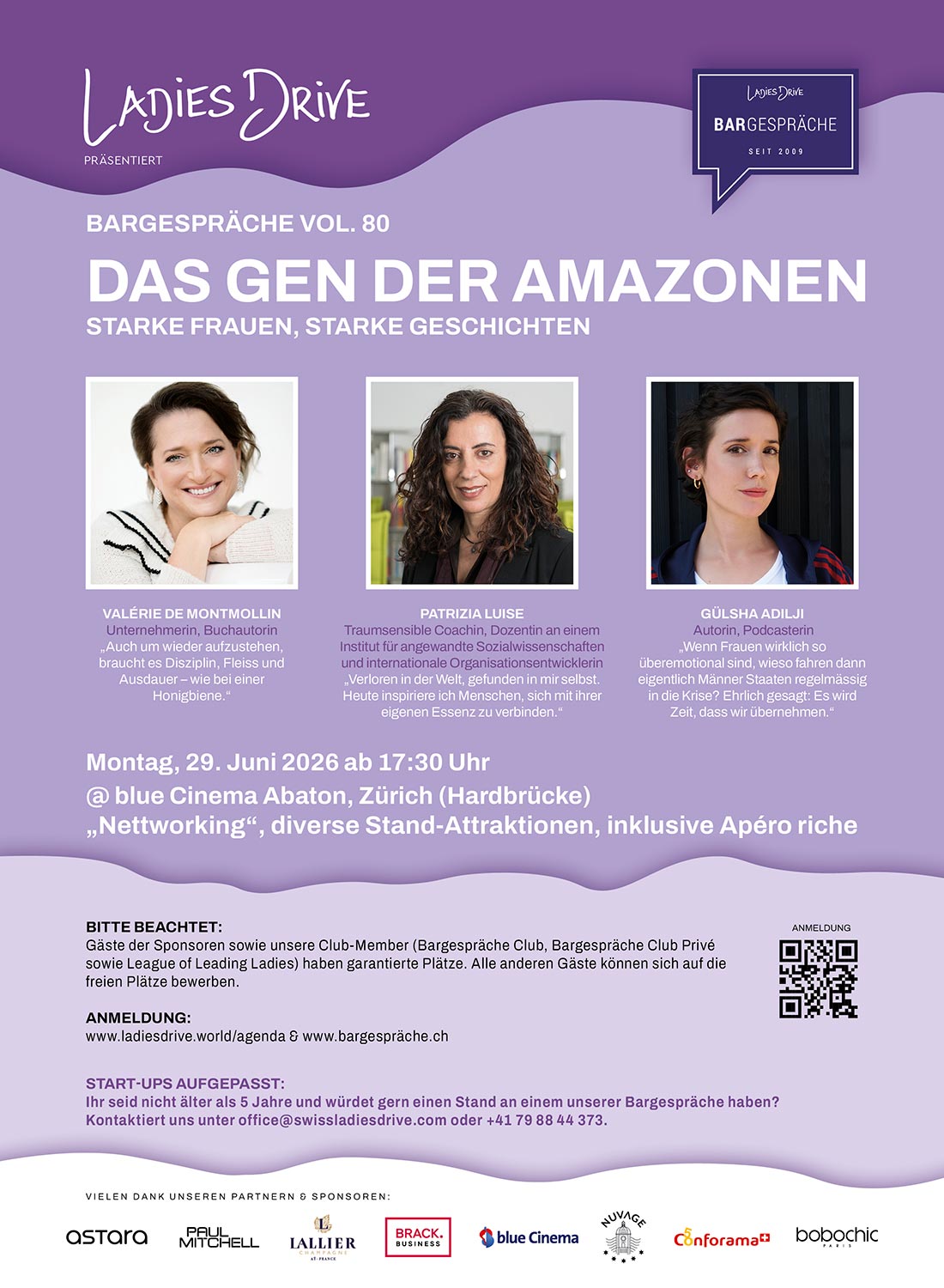 Ladies Drive Bargespräche – Vol. 80. Das Gen der Amazonen. Starke Frauen, Starke Geschichten