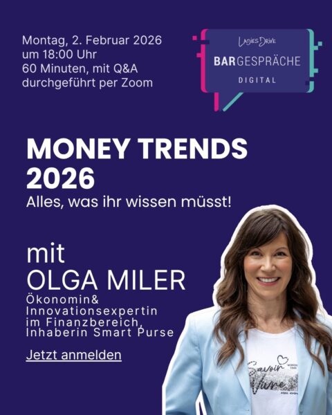 Bargespräche Digital 2026 mit Olga Miler