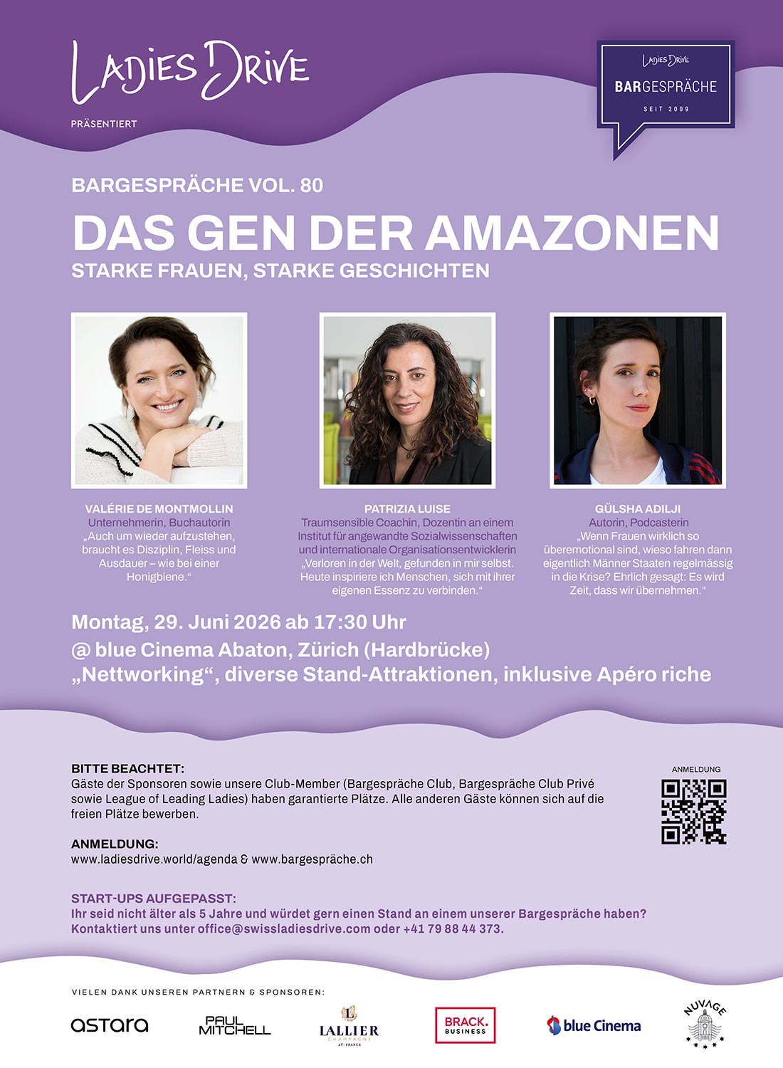 Ladies Drive Bargespräche – Vol. 80. Das Gen der Amazonen. Starke Frauen, Starke Geschichten