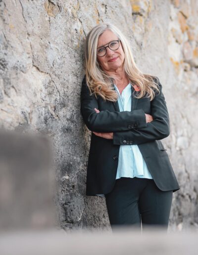 Bea Petri trifft und verabschiedet sich