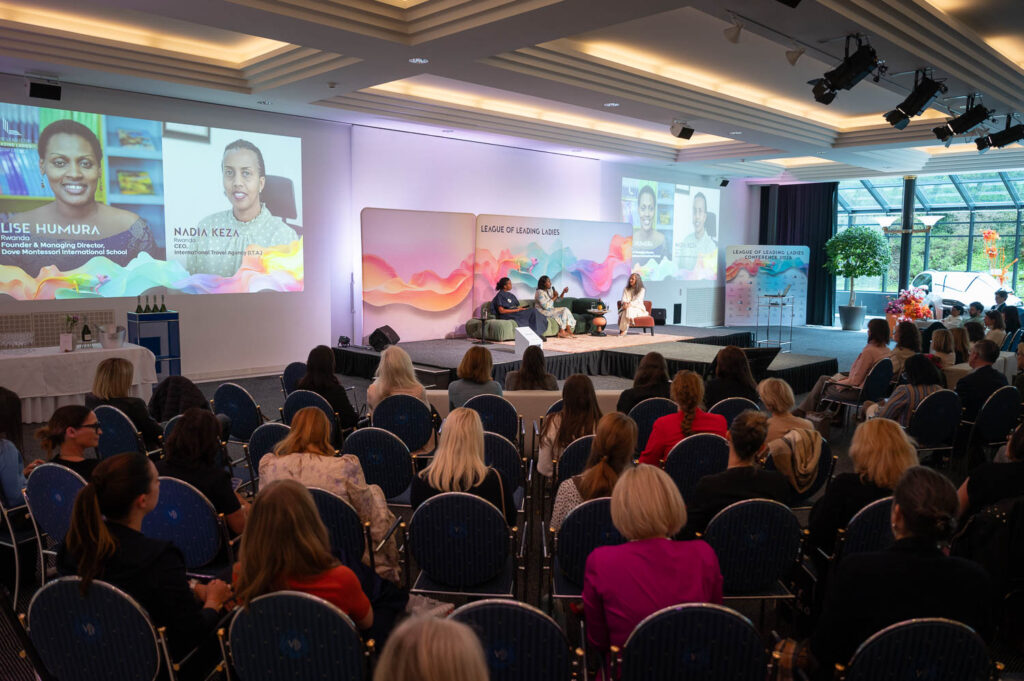 League of Leading Ladies Conference 2026. Nadia Keza and Lise Humura.