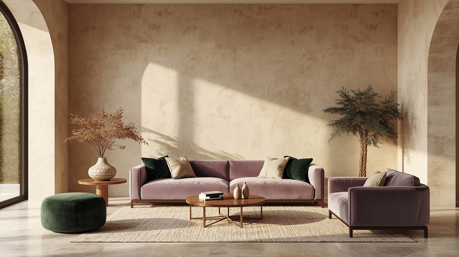 Harmonische Raumgestaltung und Interior Design von AMORAYA