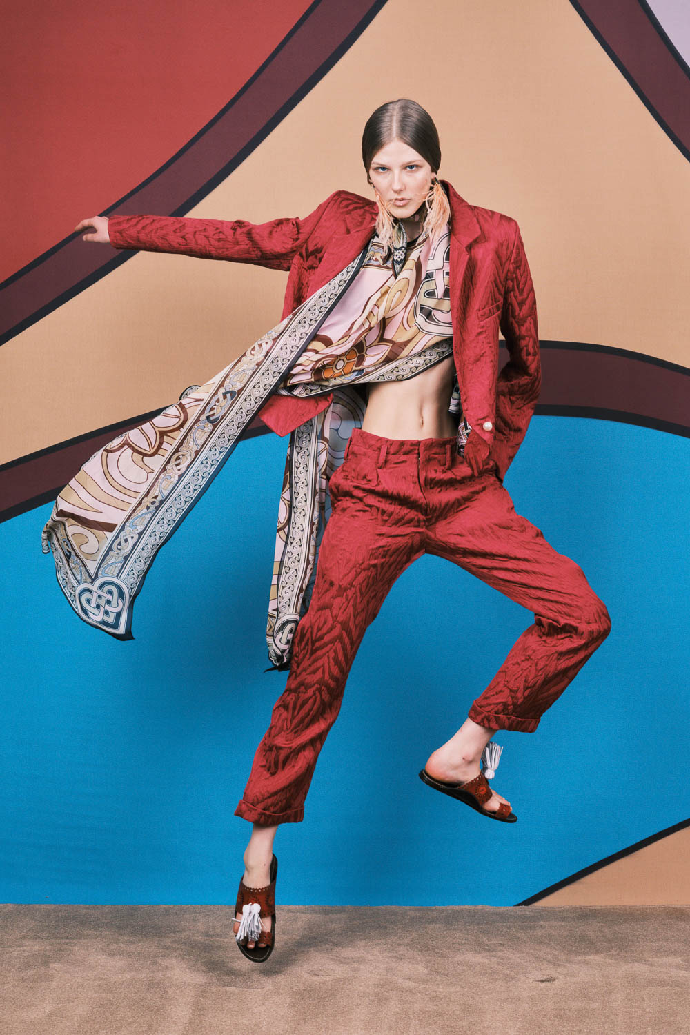Ladies Drive No. 75. La DoubleJ fashion with vibrant prints and bold colour