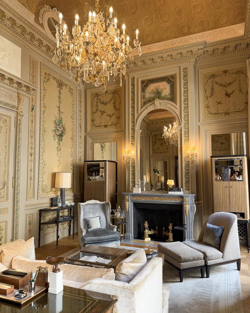 Hôtel de Crillon, a luxury hotel in Paris, France.