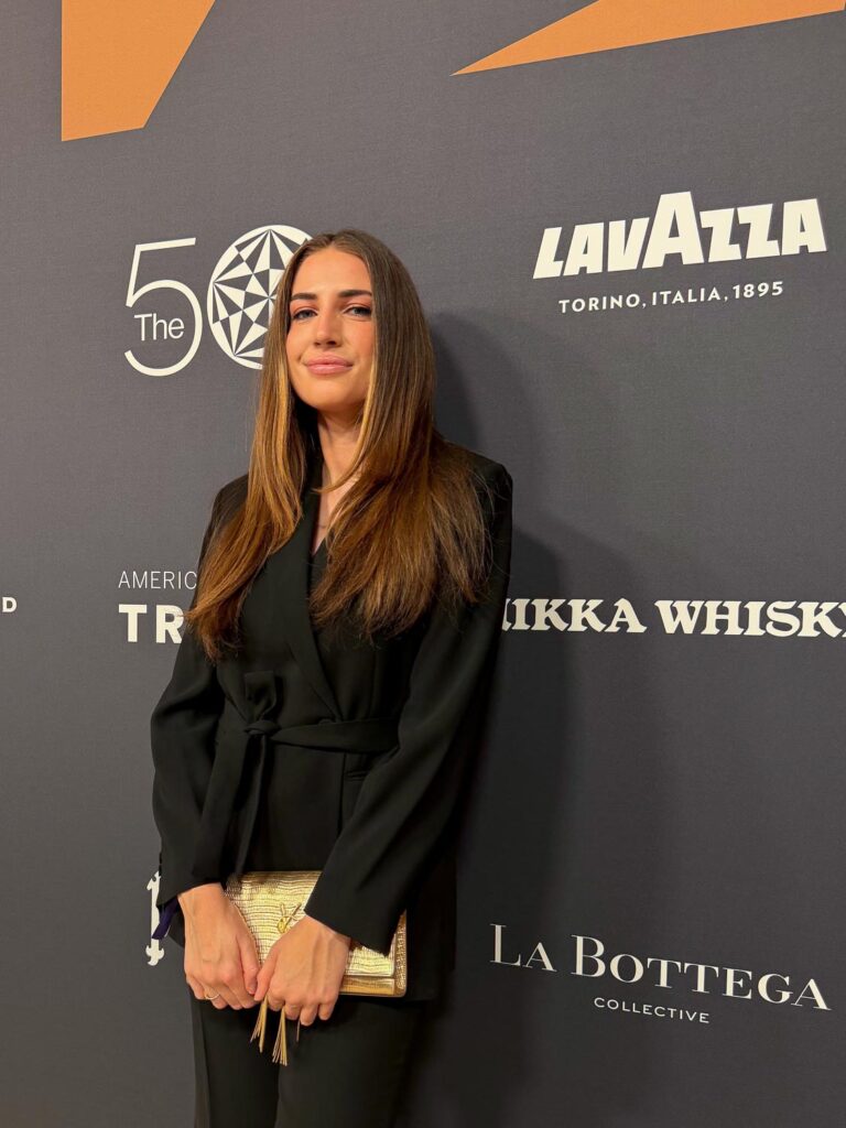 Lisa van Leer at The World’s 50 Best Hotels 2026 awards ceremony in Paris.