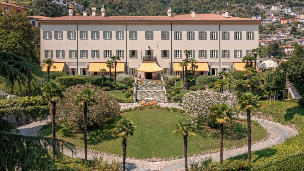 Passalacqua, a luxury boutique hotel overlooking Lake Como, Italy.