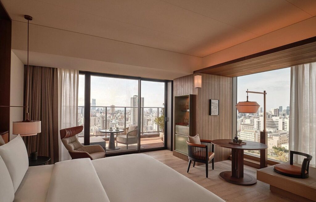 Patina Osaka, a luxury hotel in Osaka, Japan.