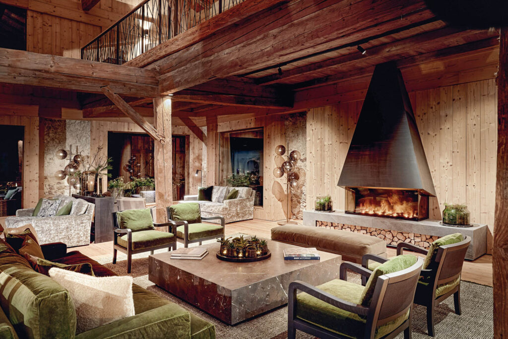 Tenne Lounge im Mount Med Resort in der Tiroler Wildschönau.