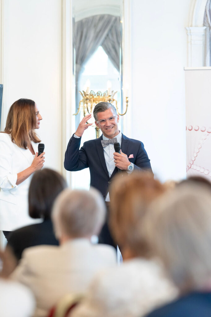 rof. Dr. Dr. Robert Gaudin beim Launchevent von Louis Widmer.