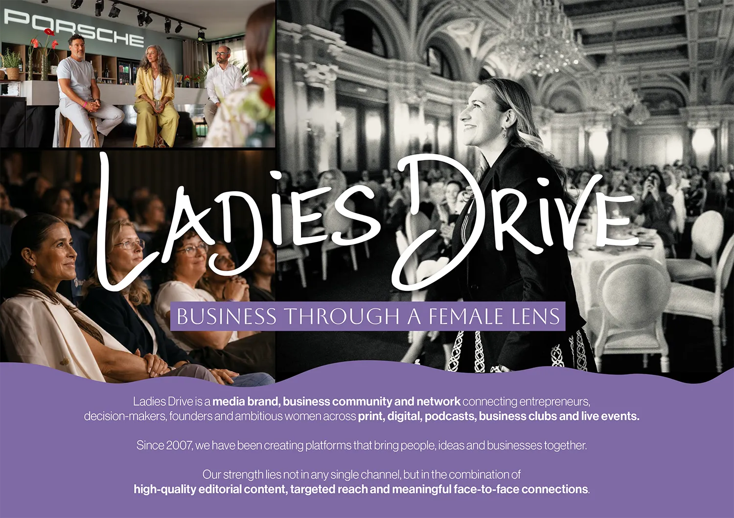 Cover of the Ladies Drive Media Kit 2027 – Short Version