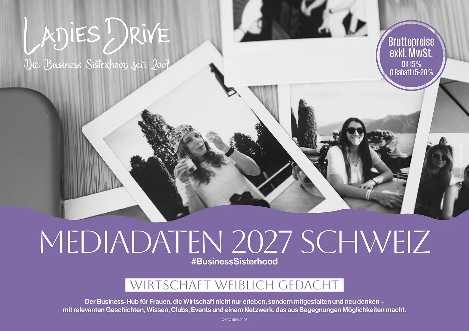 Titelseite der Ladies Drive Mediadaten 2027