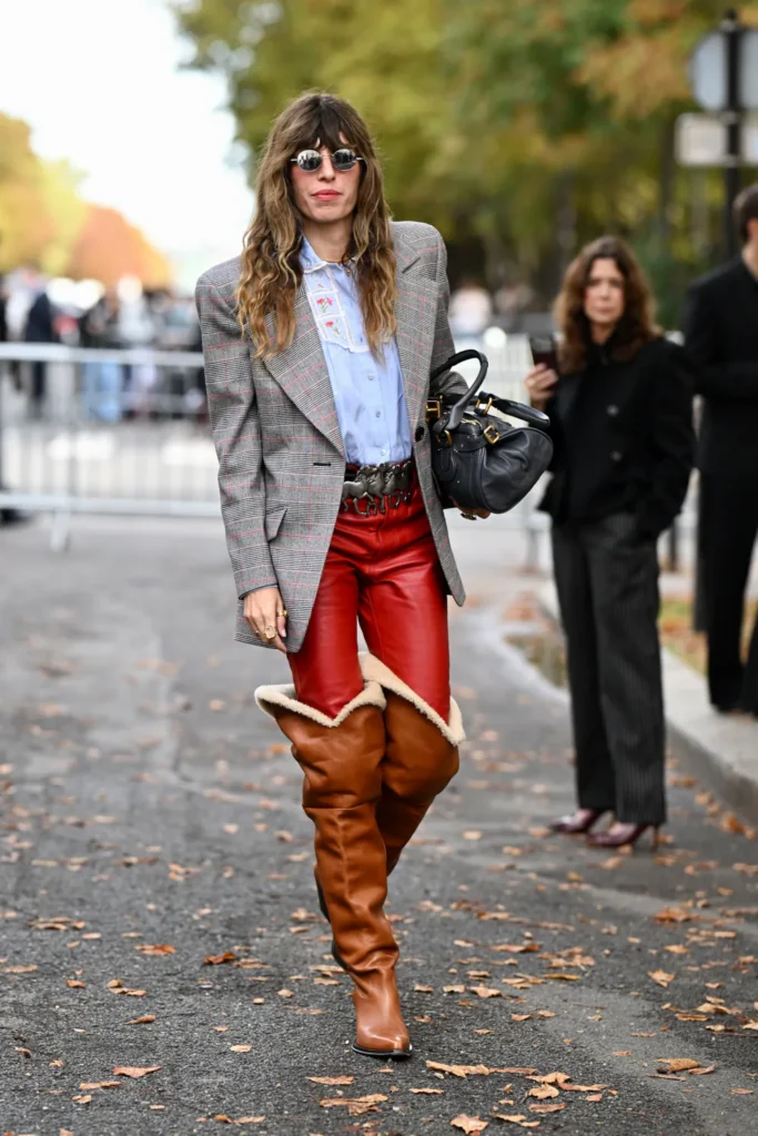 Power Boots – markante Statement-Stiefel als Street-Style-Trend 2026, fotografiert von Yvonne Aeberhard Stutz während der Fashion Weeks in Mailand und Paris.